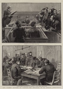 The Recent Rioting in London, the Swearing In of Special Constables by Charles J. Staniland